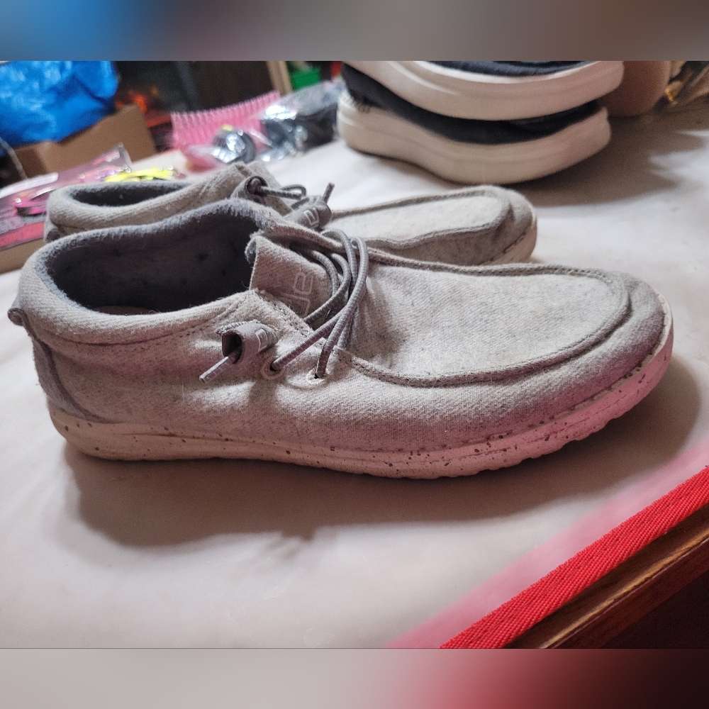 Hey Dude Women's Cindy Light Grey Size 7